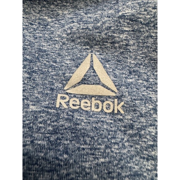 Reebok Women’s XS Blue Long Sleeve Fleece Quarter-Zip Active Pullover Top - Picture 2 of 5
